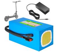 SSCYHT Batteria al litio 24V 8Ah Batteria ricaricabile 36V 10Ah Batterie per monopattino 36V Batterie skateboard per kit motore 100W a 360W con caricabatterie e BMS,36v8ah anderson