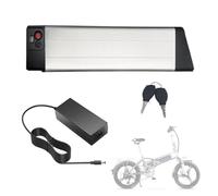 SSCYHT Batteria al litio 36V 12Ah 14Ah Batteria di ricambio 10,4Ah Batterie agli ioni di litio 48V 10,5Ah per kit motore 250W a 550W con caricabatterie e porta a 6 fori,48v10.5ah