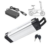 SSCYHT Batteria al litio 48V 20Ah 18Ah 15Ah Batteria di ricambio 36V 8Ah 13Ah Batterie agli ioni di litio 24V 10Ah Batterie ricaricabili con caricabatterie e impugnatura,24v20ah 390mm