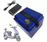 SSCYHT Batteria al litio 48V 20Ah 32Ah 40Ah Batteria ricaricabile 60V Batterie agli ioni di litio 72V Batterie moto elettriche con caricabatterie per motori 250W a 2000W,48v32ah 170mm
