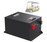 SSCYHT Batteria al litio 51,2 V 105 Ah Batteria LiFePO4 51,2 V Batterie golf cart 105 Ah Batterie ciclo profondo per solari, camper, autobus turistici per motori 1000 W a 5120 W