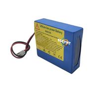 SSCYHT Batteria al Litio Ricaricabile da 14,8 V 3200 mAh 4S1P 3,2 Ah agli ioni di Litio con Scheda BMS e connettore 2P