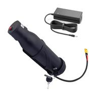 SSCYHT Batteria bici elettrica 36V 7Ah 5.8Ah 6.4Ah 5Ah Batteria al litio 36V Batterie tubo obliquo con caricabatterie, staffa e porta a 2 pin per motore 150W a 252W,36v6.4ah xt60