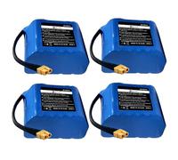 SSCYHT Batteria di ricambio 29,4 V Batteria al litio 4 Ah Batterie per hoverboard 7S Batterie agli ioni di litio con porta XT60 e BMS 15 A per kit motore 50 W a 120 W,29.4v4ah 4pack