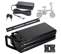 SSCYHT Batteria di ricambio 48V 20Ah 40Ah 50Ah Batteria al litio 60V 30Ah 25Ah Batterie agli ioni di litio con caricabatterie, base e guide per kit motore 750W a 3000W,60v40ah 485mm