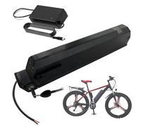 SSCYHT Batteria ebike 36V 15.6Ah Batteria al litio 48V 10.4Ah 13Ah Batterie ricaricabili 48V Batterie montare sul tubo obliquo con caricabatterie, porta USB e maniglia,48v10.4ah 393mm