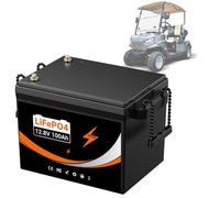 SSCYHT Batteria LiFePO4 12,8 V 100 Ah Batteria al litio 100 Ah Batterie a ciclo profondo 12,8 V Batterie ricaricabili per pannelli solari per motori da 250 W a 1280 W con BMS