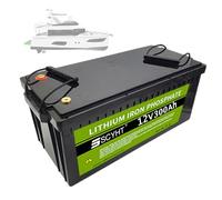 SSCYHT Batteria LiFePO4 12V 200Ah 300 Ah 150Ah Batterie al litio 12V Pacco batteria ricaricabile con BMS integrato per motore elettrico, camper, solare, alimentazione di backup,12v300ah