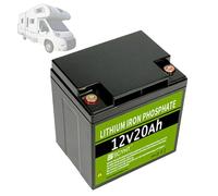 SSCYHT Batteria LiFePO4 12V 20Ah 45Ah 30Ah Batteria ricaricabile 12V Batterie al litio 45Ah Batterie per bici elettriche con BMS per kit motore da 200W a 550W,12v20ah 1pack
