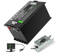 SSCYHT Batteria LiFePO4 51,2 V 105 Ah Batteria al litio 38,4 V Batterie golf cart 73,6 V Batterie al litio per alimentazione di riserva bus turistico con caricabatterie,38.4v105ah 433mm