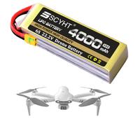 SSCYHT Batteria Lipo 3S 11,1 V Batteria al litio 4S 14,8 V Batterie ricaricabili 22,2 V 6S Batterie droni per aeromodelli per kit motore 40 W a 90 W con BMS,22.2v4000mah xt90 s