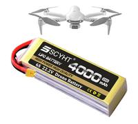 SSCYHT Batteria Lipo 3S 11,1 V Batteria al litio 4S 14,8 V Batterie ricaricabili 22,2 V 6S Batterie droni per aeromodelli per kit motore 40 W a 90 W con BMS,22.2v4000mah xt60