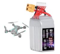 SSCYHT Batteria Lipo 6S 22,2 V Batteria al litio 1500 mAh 1800 mAh Batterie per droni 22,2 V Batterie di ricambio per aeromodelli con porta XH-6S,22.2v1800mah xt60