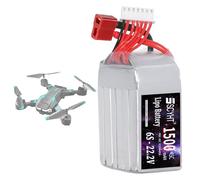 SSCYHT Batteria Lipo 6S 22,2 V Batteria al litio 1500 mAh 1800 mAh Batterie per droni 22,2 V Batterie di ricambio per aeromodelli con porta XH-6S,22.2v1500mah t plug