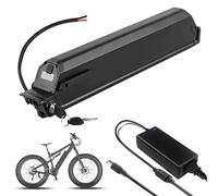 SSCYHT Batteria per ebike 36V 10Ah 17.5Ah 13Ah Batteria al litio 48V 15Ah Batterie di ricambio 36V Batterie da montare sul tubo obliquo con caricabatterie e porta USB,36v10ah 458mm