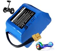 SSCYHT Batteria per Hoverboard 24V 4000mAh 7S2P 29.4V 4Ah Pacco Batteria al Litio Accessorio di Ricambio per Monopattino Pieghevole Auto bilanciata Motore con connettore XT60