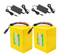 SSCYHT Batteria per monopattino elettrico 12V Batteria al litio 30Ah 19Ah 25Ah Batterie per barche radiocomandate da pesca Batterie ricaricabili con caricabatterie e BMS,12v25ah 2pack