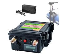 SSCYHT Batteria per propulsore da esterno 12,8V 14,8V Batteria al litio 30Ah 20Ah Batterie mulinelli elettrici da pesca Batterie LiFePO4 per motori traina con porta USB,14.8v20ah 1pack