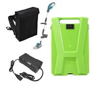 SSCYHT Batteria Ricaricabile 24V 10Ah 20Ah Batteria al Litio 12Ah Batterie agli ioni di Litio 24V Batterie Tosaerba per Motore 200W a 1000W con Caricabatterie e Zaino,21v40ah 340mm