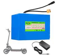 SSCYHT Batteria ricaricabile 36V 10Ah 15Ah 25Ah 20Ah Batteria al litio 36V Batterie scooter 12Ah Batterie agli ioni di litio per motori 250W a 900W con caricabatterie,36v12ah xt60