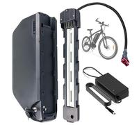 SSCYHT Batteria Ricaricabile 36V Batteria al Litio 19,2Ah 22,5Ah 24Ah Batterie di Ricambio 36V Batterie Tubo Obliquo per Kit Motore 250W a 1300W con Caricabatterie,36v22.5ah t Plug