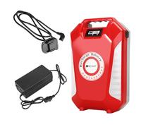 SSCYHT Batterie agli ioni di litio 24 V 20 Ah 30 Ah Batteria rimovibile 36 V Batteria per tosaerba 48 V Batterie al litio 21 V con caricabatterie per motori da 200 W a 750 W,36v20ah