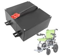 SSCYHT Batterie al litio 24V Batteria di ricambio 21Ah 24,5Ah 31,5Ah 28Ah Batteria al litio 24V Batterie per sedie a rotelle per motore 200W a 800W con BMS,24v21ah red anderson