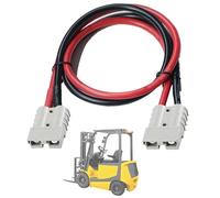 SSCYHT Connettore Anderson 50 A con cavo connettore 8AWG Cavo con connettori carrelli elevatori elettrici per batterie al litio golf cart Cavi di ricarica a doppia testa,1m cable 1pcs