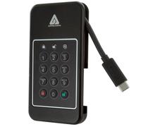 Apricorn Aegis NVX da 500 GB - Unità NVMe ad altissima velocità 10Gbps USB tipo C crittografata hardware (ANVX-500GB)