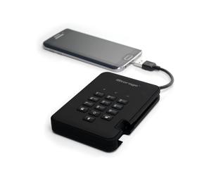 SSD esterno iStorage diskAshur 2 128 GB USB tipo A 3.2 Gen 1 [3.1 1] Nero (diskAshur2 256-bit 128GB - Black) [IS-DA2-256-SSD-12 NEW
