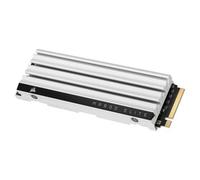 Corsair MP600 ELITE SSD PCIe Gen4 x4 NVMe M.2 da 2 TB per PS5 con dissipatore di calore bianco