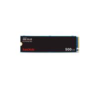SANDISK SSD Plus 500GB, SSD Interno (M.2 2280 NVMe SSD, PCIe Gen 4 ad alte Prestazioni con velocità di lettura fino a 2400 MB/s, Western Digital Dashboard, Installazione semplice)