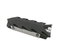 SSD M.2 2280 Dissipatore di Calore in Alluminio con Cuscinetto Termico in Silicone, Heatpipe integrato da 8 mm