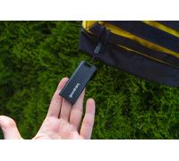 GoodRam - Disco rigido SSD esterno da 512GB - USB 3.2 Gen. 2x2 Tipo-C - Move Ridge Nero - Velocità di lettura fino a 2000MB/s, velocità di scrittura fino a 1500MB/s - Custodia in metallo - 75×32×9,5mm