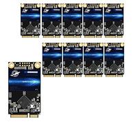 SSD MSATA 64 GB Dogfish - Unità a stato solido ad alte prestazioni per computer desktop, 10 unità, pacchetto [64 GB (10 confezioni), MSATA]