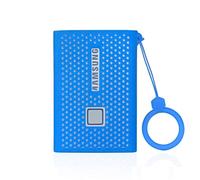SSD T7 Custodia da Viaggio per Archiviazione,Silicone Custodia Protettiva Compatibile per Unità SSD portatili Samsung T7 da 1 TB 2 TB 500 GB, Custodia Morbida e Leggera Antigraffio (Blue)