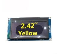 Ssd1309 a 2,42 pollici per il modulo dell'esposizione di Oled 128x64 pixel I2c e per l'interfaccia doppia di Spi 3.3v Operazione blu bianco giallo verde colori per gli strumenti di prova industriali