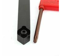 SSDCN 1212H09 - Porta utensili per tornitura per tornio, gambo 12 mm x 100 mm, per inserto SCMT09T3, acciaio legato per tenuta utensili CNC con elevata rigidità e resistenza all'usura