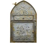 SSDDLZEQ Cassette postali da Appendere Cassetta Postale a Muro, Cassetta Postale Europea retrò in ghisa, Cassetta Postale for Esterni, Impermeabile, Ispessita, con Serratura