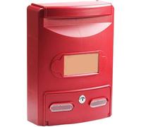 SSDDLZEQ Cassette postali da Appendere Cassetta Postale a Parete Cassetta Postale Cassetta Postale Rossa Villa Cassetta Postale for Esterni Cassetta dei Suggerimenti Impermeabile a Parete con Esterno