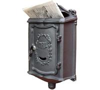 SSDDLZEQ Cassette postali da Appendere Cassetta Postale a Parete, Cassetta Postale sicura con Serratura in ghisa retrò, Cassetta Postale for Ville di Grande capacità