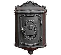 SSDDLZEQ Cassette postali da Appendere Cassetta Postale a Parete, Cassetta Postale sicura con Serratura in ghisa retrò, Cassetta Postale for Ville di Grande capacità(A)