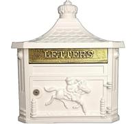 SSDDLZEQ Cassette postali da Appendere Cassetta Postale da Parete for Esterni, Cassetta Postale in Stile Europeo, Cassetta Postale Creativa, Cassetta Postale retrò Antipioggia(E)