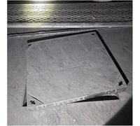 SSDDLZEQ Coperchio di Accesso in Metallo Resistente, Adatto al Traffico veicolare | Montaggio a Filo Ornamenti da Giardino(LX W 40x40cm)