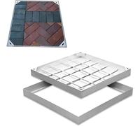 SSDDLZEQ Coperture for pavimentazione Integrate ad Alta Resistenza, Adatte for Ambienti Interni/Esterni Ornamenti da Giardino(40x40x5cm)