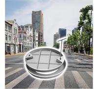 SSDDLZEQ Grande Coperchio di Accesso Circolare Nascosto in Acciaio Inossidabile Ornamenti da Giardino(D 700 mm)