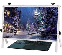 SSDDLZEQ Lente d'Ingrandimento for Schermo del Computer Portatile Supporto for Telefono Pieghevole for Computer Portatile Lente d'Ingrandimento Fisica, Compatibile con