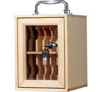 SSDDLZEQ Mobiletto portaoggetti for telefono cellulare, fabbrica scolastica, mobiletto portaoggetti in legno numerato