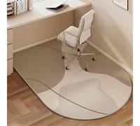 SSDDLZEQ Modello di Alta Gamma e Resistente Sedia da Computer Moderna e Minimalista, Cuscino for Sedia da Gioco e Design del Pavimento in Legno(Brown,100x140cm)