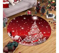 SSDDLZEQ Modello di Alta Gamma e Resistente Tappetino Protettivo Multifunzionale for sedie da Gioco Rotonde, Adatto a Pavimenti in Legno(Starry Sky,60cm)